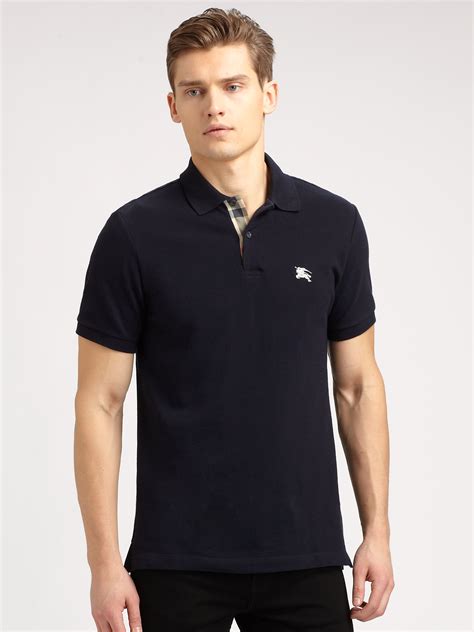 polo uomo burberry|burberry polos on sale.